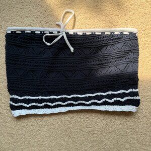 Hollister size large tube top crochet